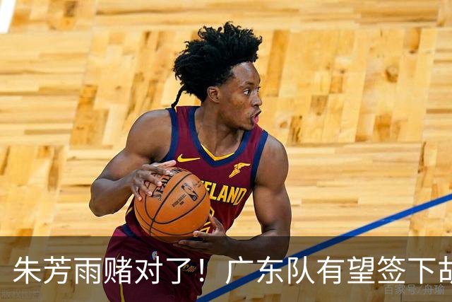 朱芳雨赌对了！广东队有望签下胡金秋，这可是杜锋的争冠底牌！